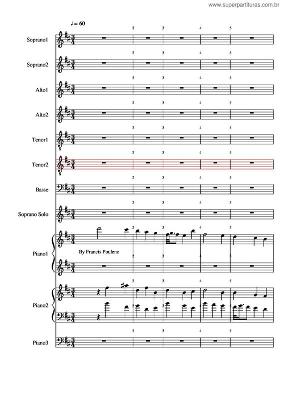 Partitura da música 03 Domine Deus Tenor2