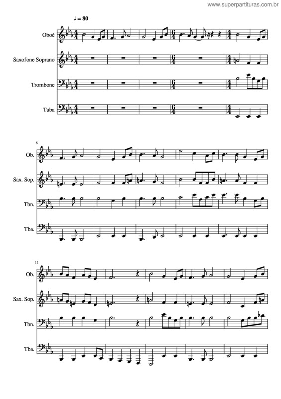 Partitura da música 210- Grandes Promessas v.2