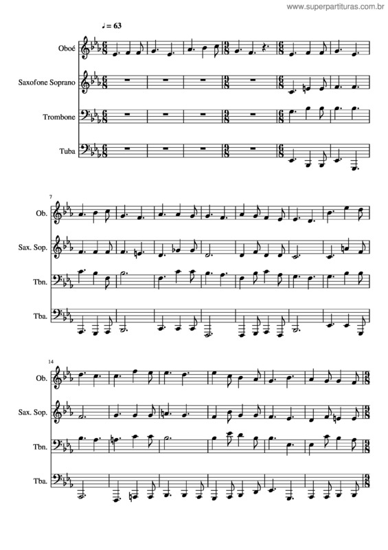 Partitura da música 260- Sou Servo Inútil Ó Deus Piedoso