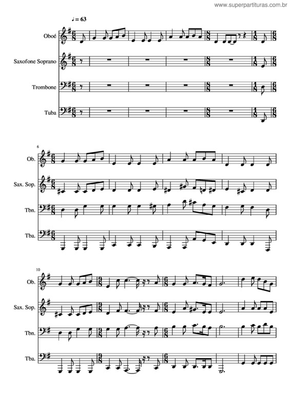 Partitura da música 297- Senhor Conforta Meu Coração