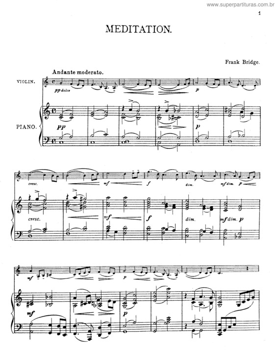 Partitura da música 4 Short Pieces