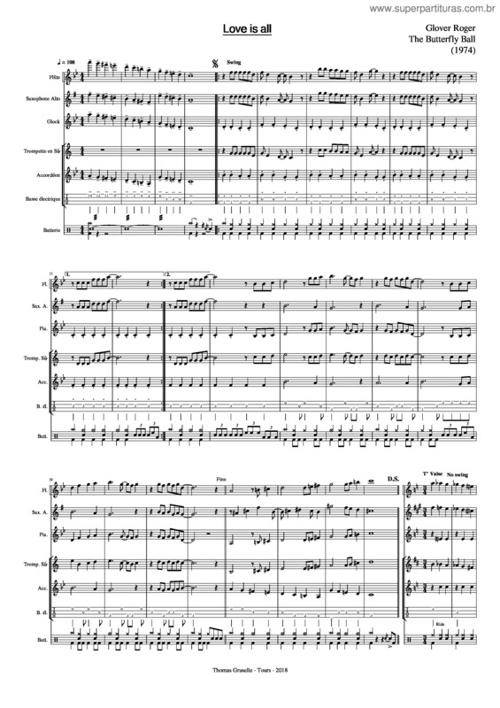 Partitura da música 8 Love Is All  1