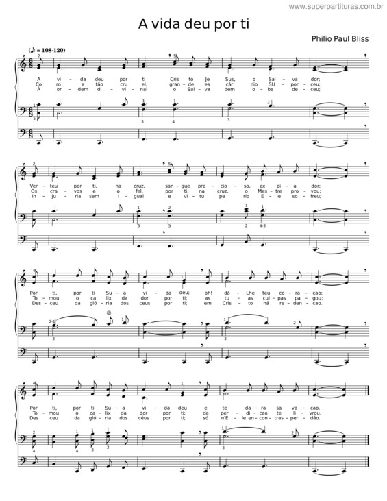 Partitura da música A Vida Deu Por Ti v.2