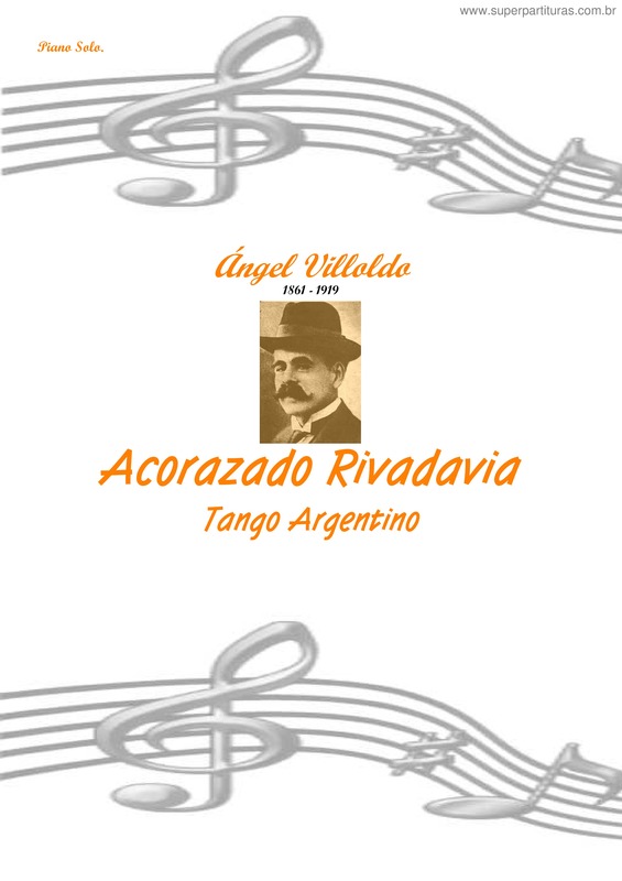 Partitura da música Acorazado Rivadavia