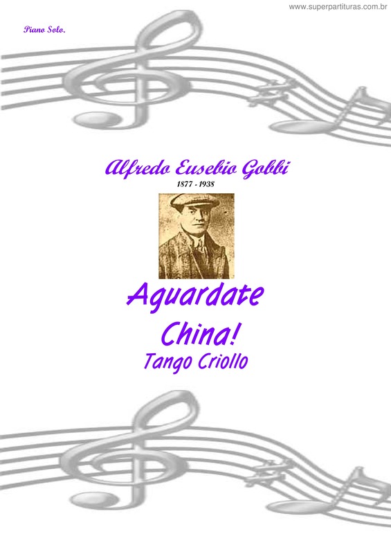 Partitura da música Aguardate China!