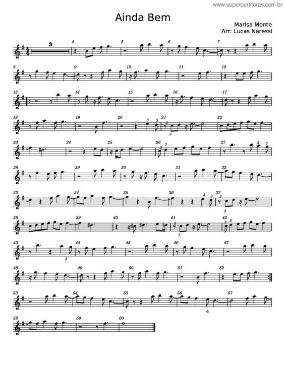 Partitura da música Ainda Bem v.25