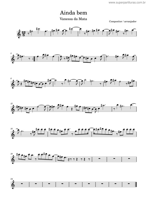 Partitura da música Ainda Bem v.30