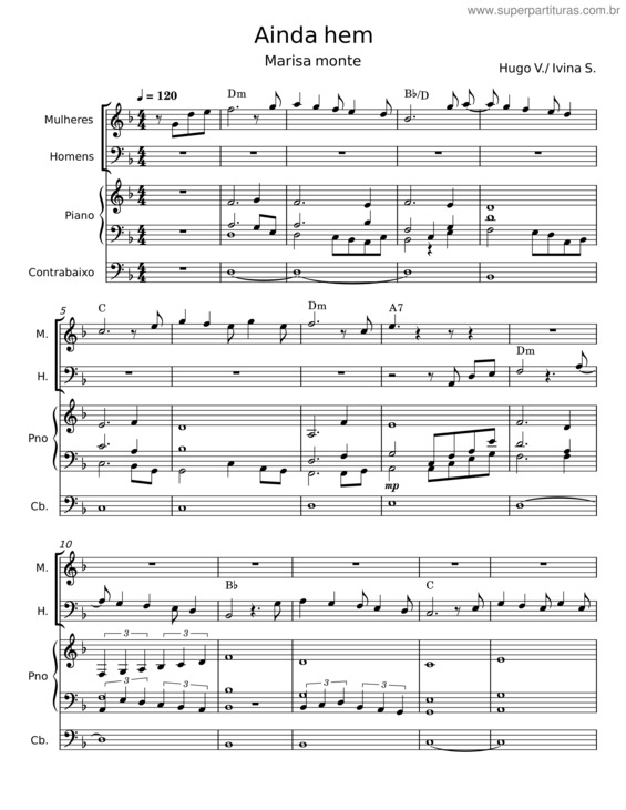 Partitura da música Ainda Bem v.32