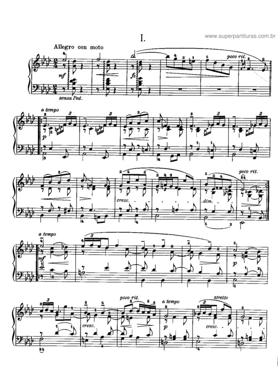 Partitura da música Albumblad