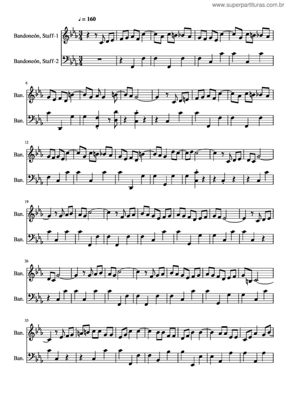 Partitura da música Alma Corazon Y Vida v.4