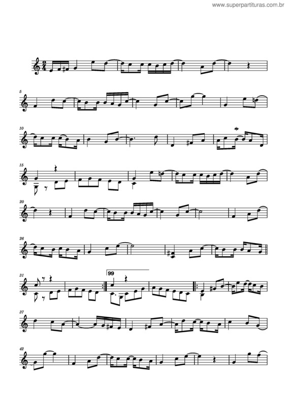 Partitura da música Álvaro Sandim – Flor Do Abacate. Arrangement For Violin And Classical Guitar – Álvaro Sandim