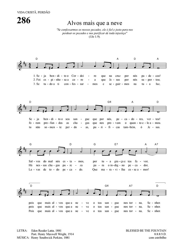 Partitura da música Alvos Mais Que A Neve