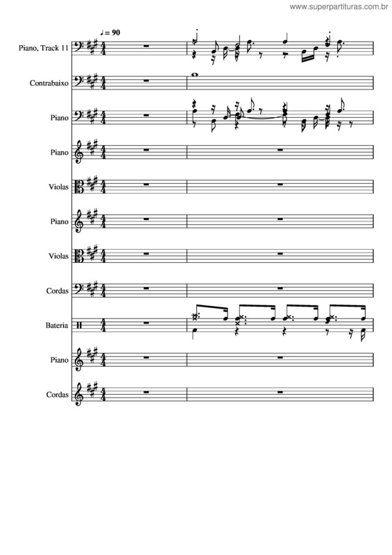 Partitura da música Amor Perfeito v.10