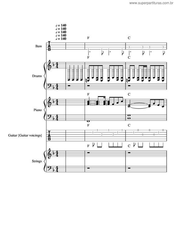 Partitura da música Amor Próprio É Fundamental