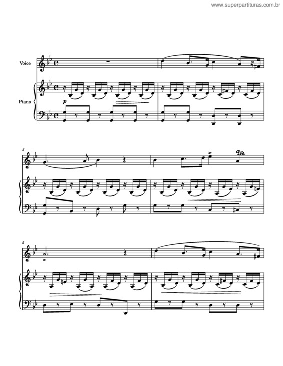 Partitura da música Amore E Morte v.2