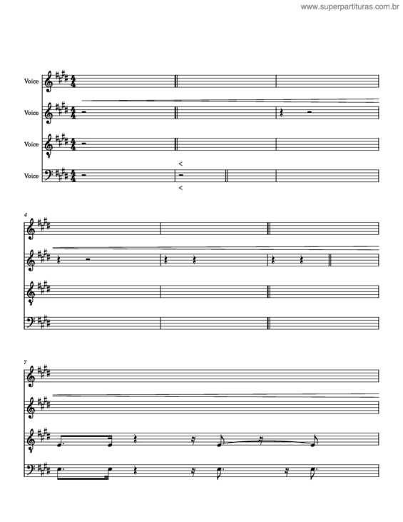 Partitura da música Andar Com Fé v.3