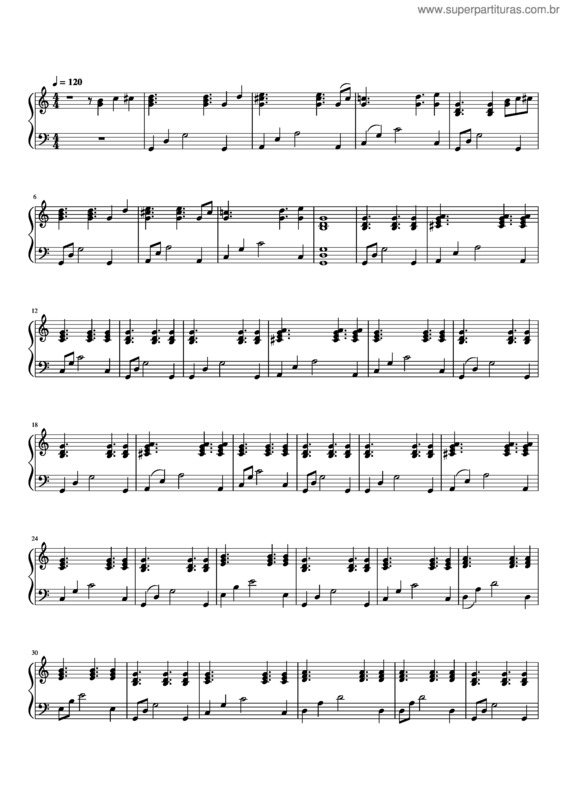 Partitura da música Ang Huling El Bimbo