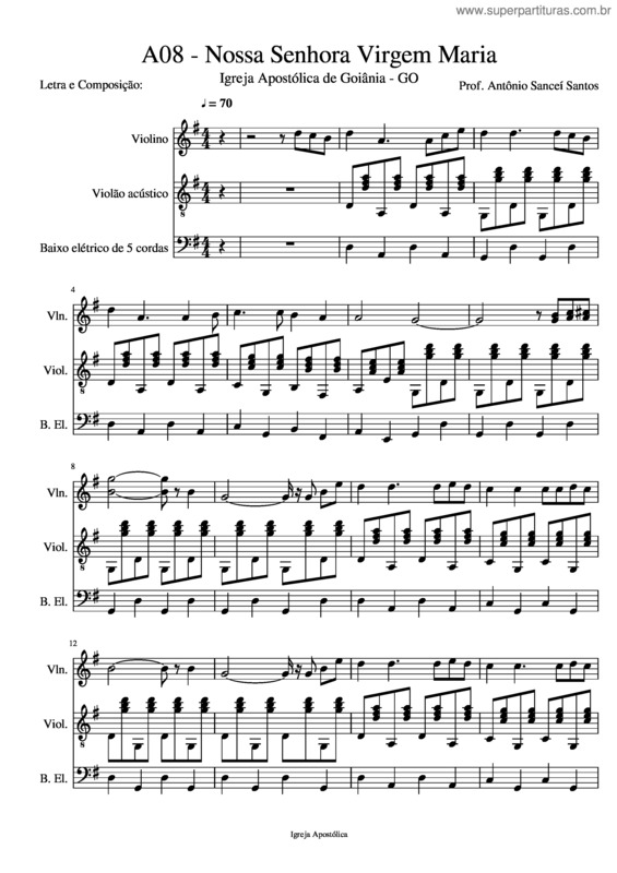 Partitura da música As v.2