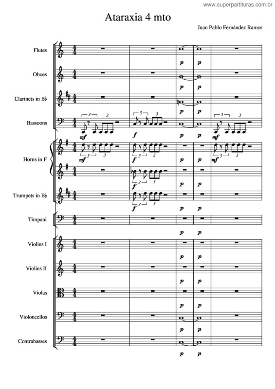 Partitura da música Ataraxia 4 Mto Ciclo De Tarsis