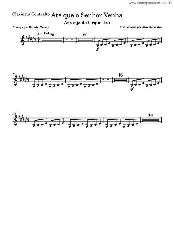 Partitura da música Até Que O Senhor Venha v.5