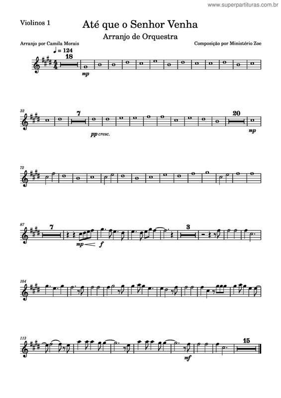 Partitura da música Até Que O Senhor Venha v.7