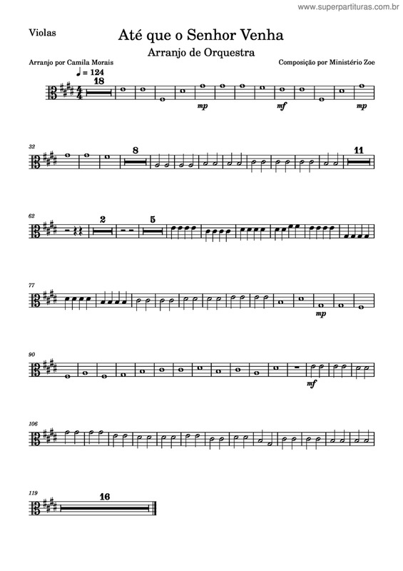 Partitura da música Até Que O Senhor Venha v.8