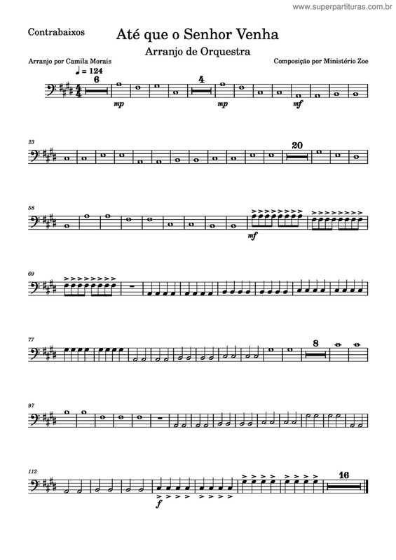 Partitura da música Até Que O Senhor Venha v.9