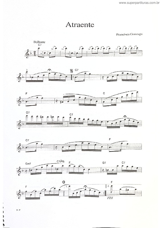 Partitura da música Atraente v.17