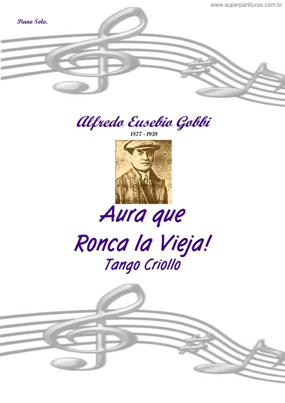 Partitura da música Aura que ronca la vieja!