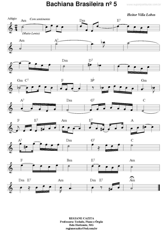 Bachianas brasileiras 5 partitura - paperlasopa