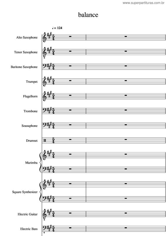 Partitura da música Balance v.9