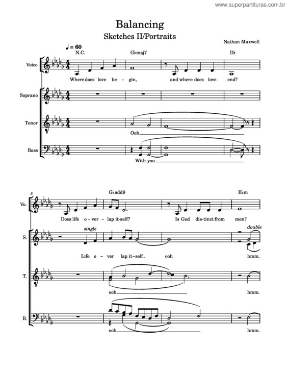 Partitura da música Balancing v.2