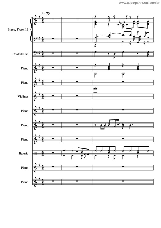 Partitura da música Basta Querer v.4