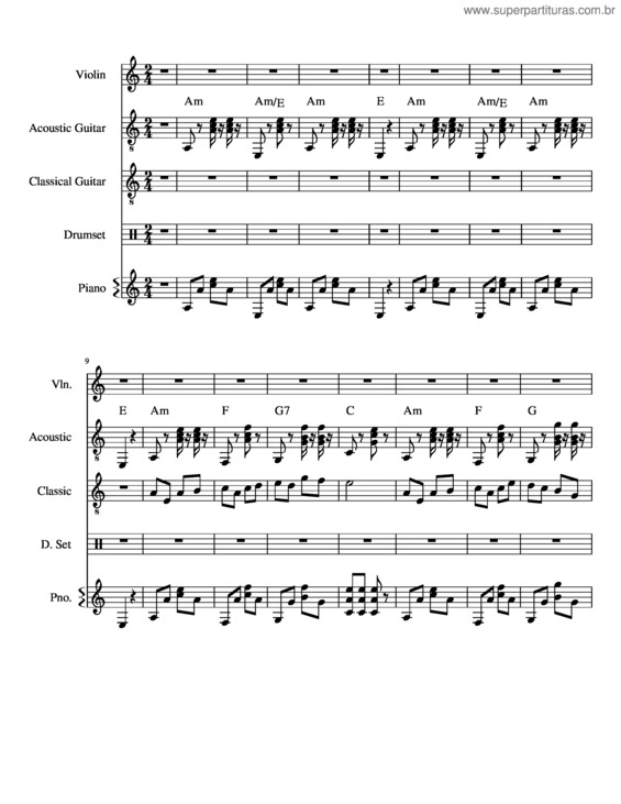 Partitura da música Ben Doi Hiu Quanh