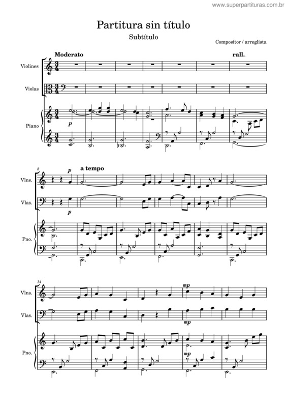 Partitura da música Bienvenido Una Vez Mas A La Casa De Tu Padre, Por Flores,A.P,.Marco