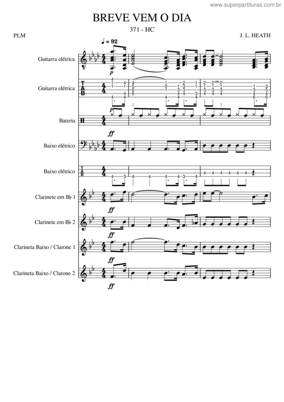 Partitura da música Breve Vem O Dia v.5