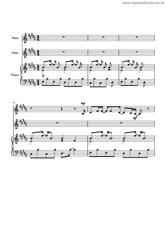 Partitura da música Butterfly Fly Away