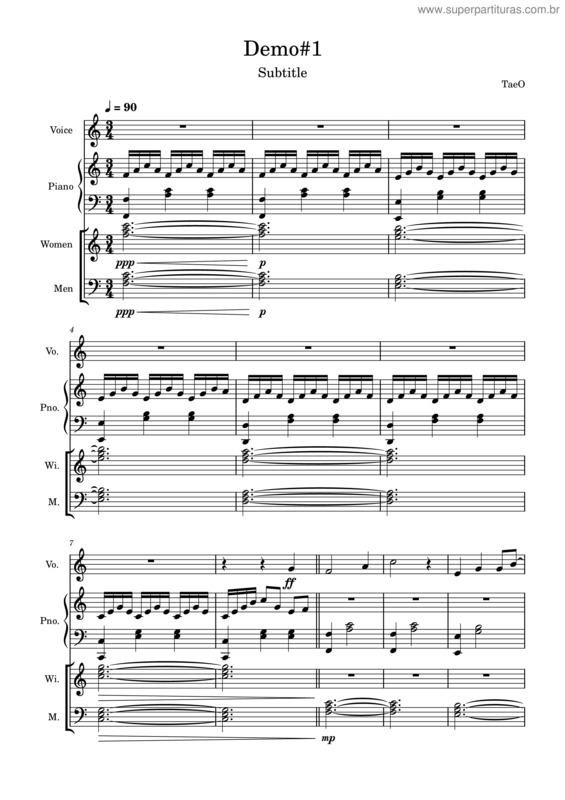 Partitura da música Butterfly In My World