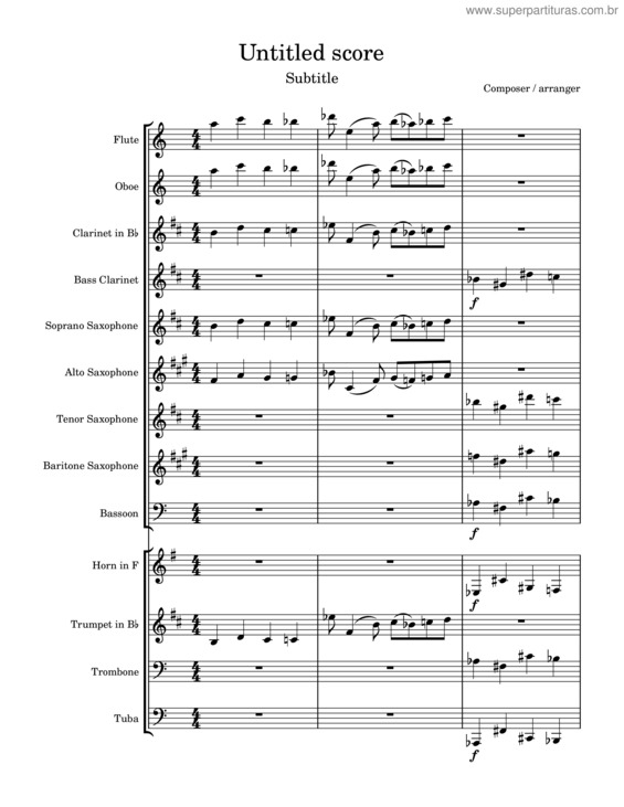 Partitura da música Butterfly Sneak Peek.