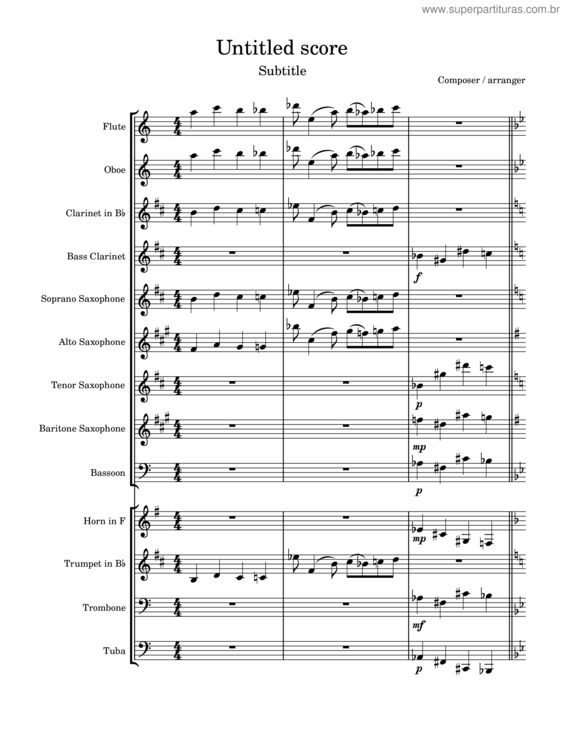 Partitura da música Butterfly v.68