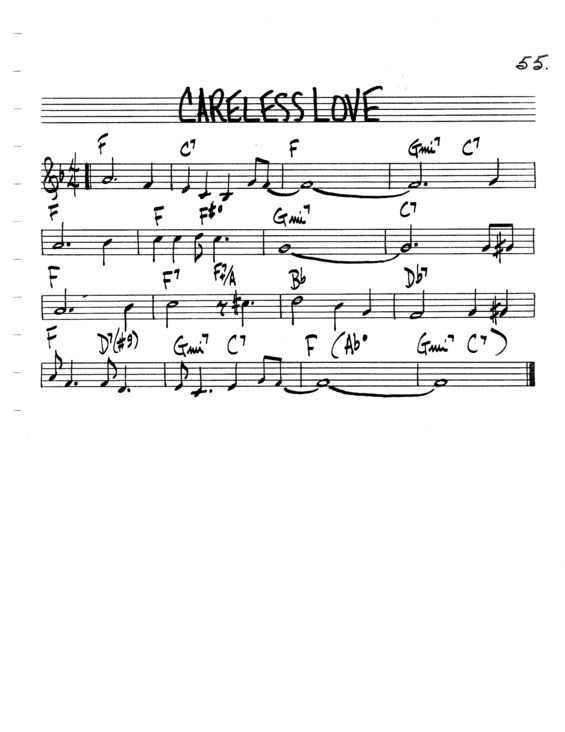 Partitura da música Carelles Love v.2