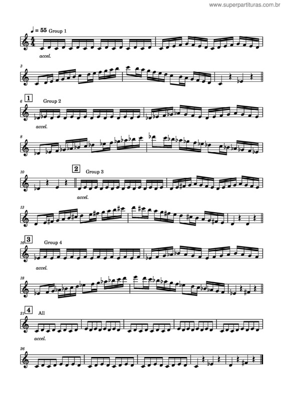 Partitura da música Carnival Of The Animals v.5