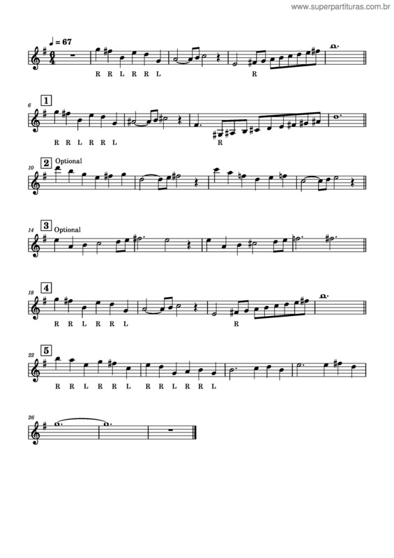 Partitura da música Carnival Of The Animals v.8