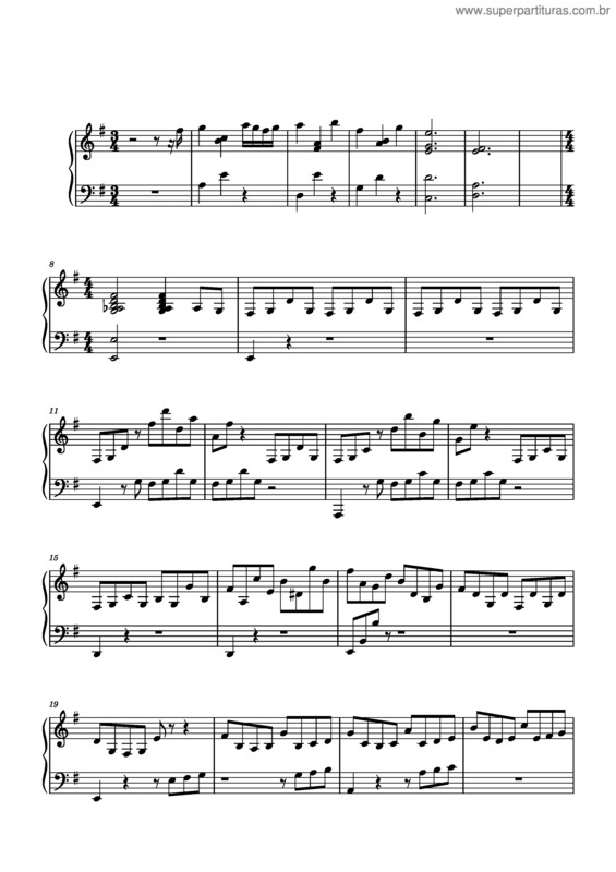 Partitura da música Caruso v.26