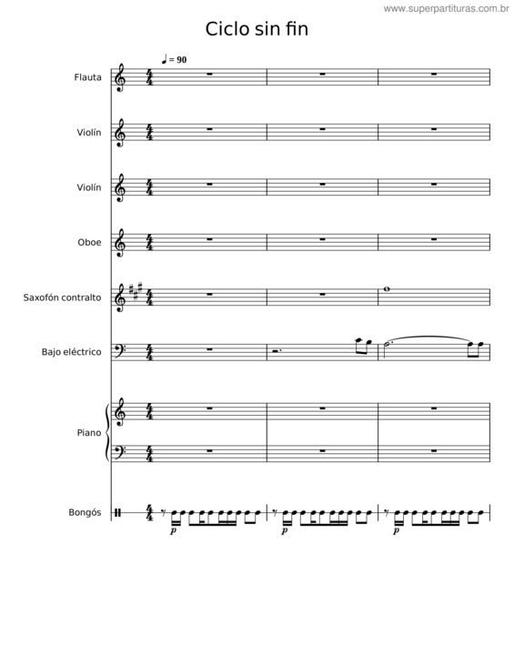 Partitura da música Ciclo Sin Fin