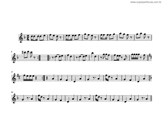 Partitura da música Cilada v.3