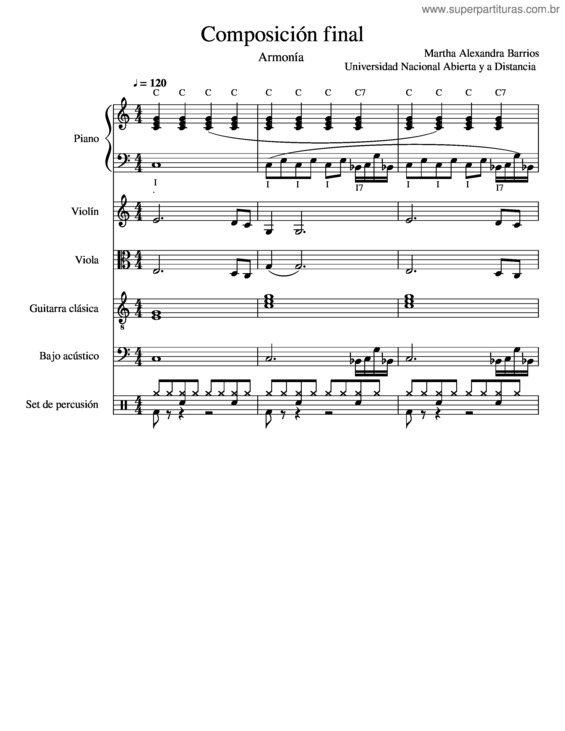 Partitura da música Composición_Final