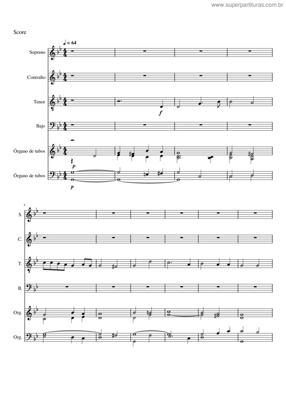 Partitura da música Cordero De Dios v.8