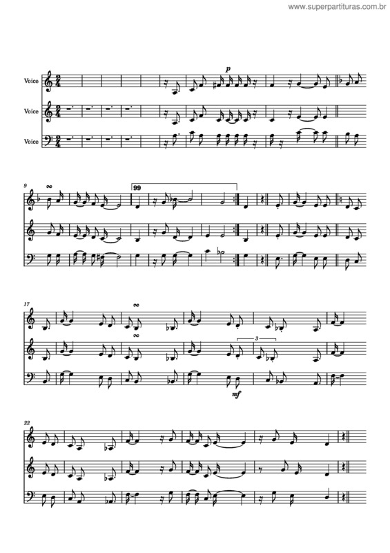 Partitura da música Corra E Olhe O Céu v.6