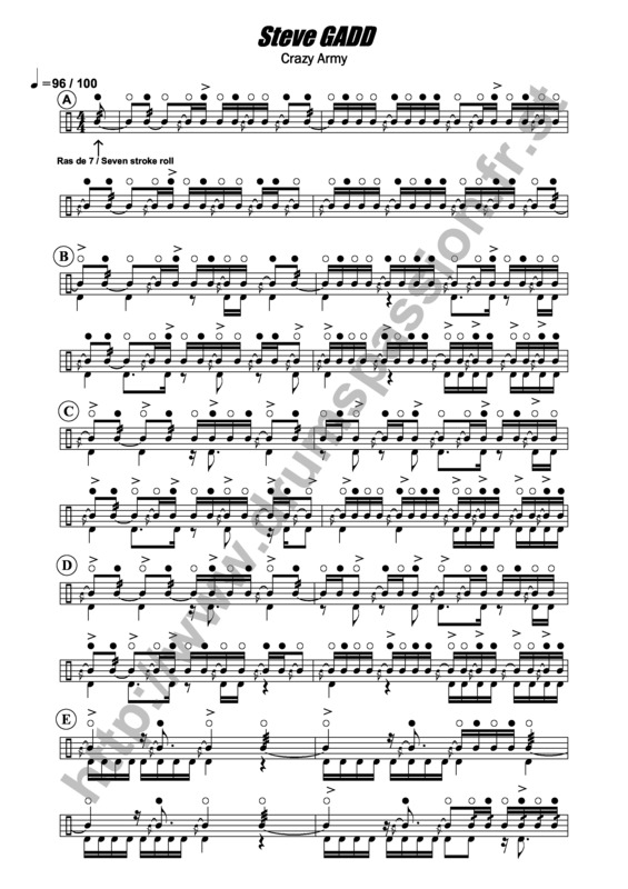 Partitura da música Crazy Army